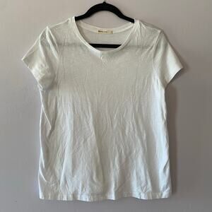 Marine Layer White Crewneck Lightweight Shirt T-Shirt Tee Women's size Small